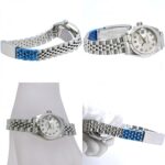 ROLEX Datejust 10P Diamond 79174G Women's Watch SSx18KWG 40458 - Image 4
