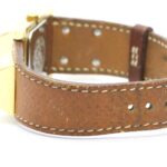 HERMES Medor Gold Plated Leather Quartz Ladies - Image 3