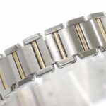 Cartier Tank Francaise SM Two-Tone W51007Q4 Wo Ivory 18K Yellow Gold Quartz - Image 7