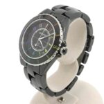 Chanel J12 Electro 38, Limited Edition of 1255 Pieces Worldwide, H7122, Men's Watch, Date, Black Ceramic, Automatic Winding. - Image 3
