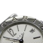 Bulgari Bulgari Women's Watch, Brand: Date Quartz QZ Stainless Steel SS BB26SS Silver White - Image 9