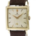 OMEGA Cal 302 Gold Plated hand-Winding Mens Watch 6264 Vintage