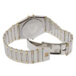 OMEGA Constellation Men's Watch, Stainless Steel with Diamonds, Quartz Movement, Analog Display, Silver Dial - Image 5