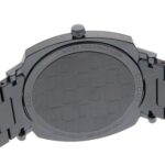 Gucci Grip Watch, 157.3 Stainless Steel, Black Quartz Movement, Analog Display, Dial, Men's - Image 6