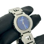 FENDI 3050L Logo Stainless Steel Quartz Wrist Silver 31132 - Image 5