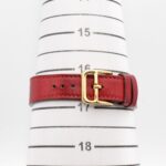 Hermes Medor gold-plated (GP) leather strap wo white ME1.201 - Image 8
