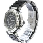 CARTIER Pasha Seatimer Steel Automatic Mens W31077U2 - Image 2