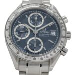 Omega Speedmaster 3513.46 Men's Watch, Brand Name, Date, Chronograph, Automatic, Stainless Steel (SS), Silver/Blue-Gray - Image 2