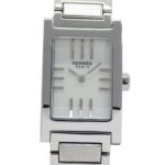 Hermes HERMES Women's Watch, Tandem Shell Quartz, Stainless Steel (SS) TA1.210, Silver, Square - Image 2