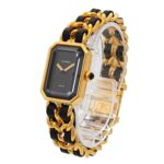 Chanel Premiere Large Size H0001 Women's Watch Black Gold Quartz - Image 2
