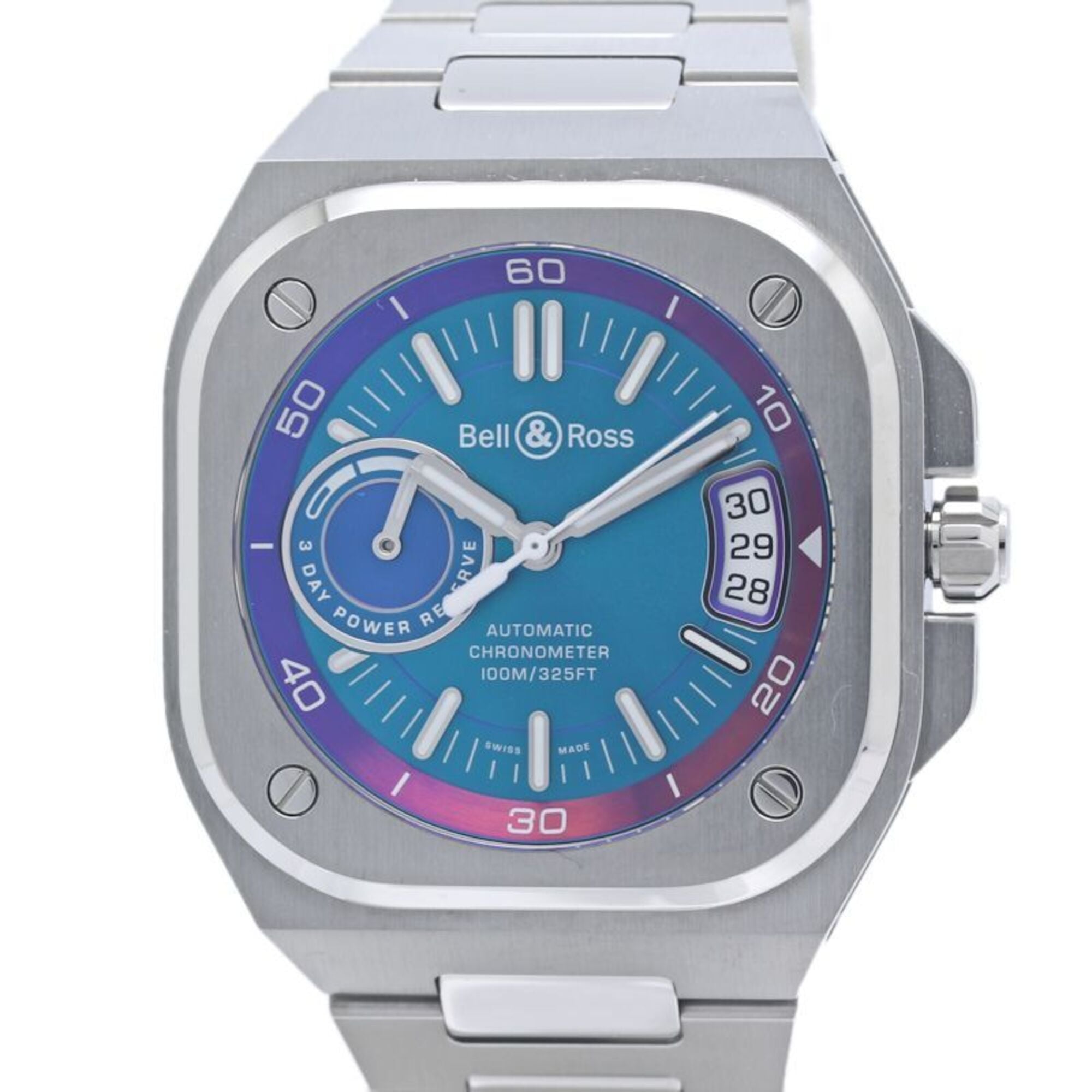 2000_33707f35-0dd1-4e99-b0e0-0facb44c0b45.jpg Bell & Ross BR-X5 Iridescent Boutique Limited Edition BRX5R-IRS-ST SST Men's Watch SS 40343 - Image 1