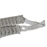 BVLGARI Quadrado Watch SQ29SSD Stainless Steel Quartz Analog Display Black Dial Unisex - Image 8