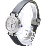 CARTIER Miss Pasha Steel Leather Quartz Ladies W3140025 - Image 2