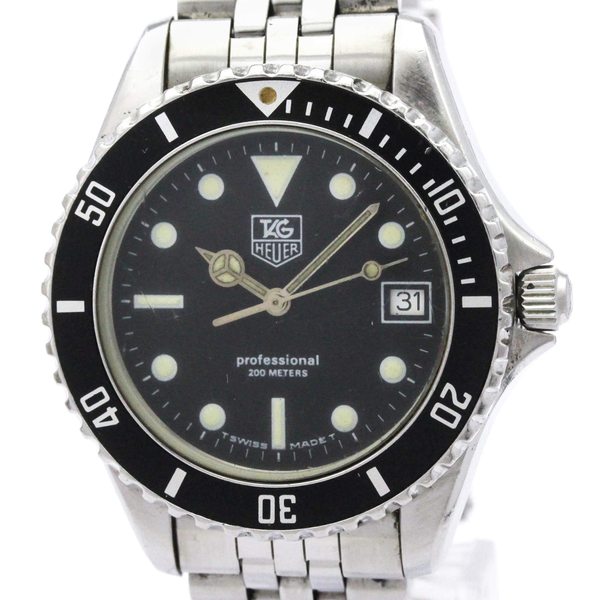 2000_3428fa30-9a55-459b-a43e-609471490009.jpg TAG HEUER 1000 Stainless Steel Quartz Mens Watch 980.013 - Image 1