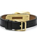 HERMES Kelly Watch Gold Plated Leather Quartz Ladies Watch - Image 5