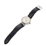 Louis Vuitton Tambour Q111E Stainless Steel Leather Silver Quartz Watch 1507 LOUIS VUITTON - Image 3