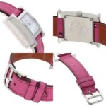 Hermes HH1.210 H Watch Stainless Steel Leather Ladies HERMES - Image 6