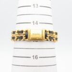 Chanel CHANEL PremiÃ¨re M Wristwatch, Gold Plated (GP), Leather Strap, Women's, Black, H0001 - Image 8