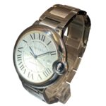 Cartier Ballon Bleu de automatic watch, stainless steel, silver dial, WSBB0049 - Image 2