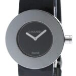 CHANEL La Ronde Steel Leather Quartz Ladies Watch H0579