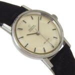 Omega De Ville 565.005 Women's Watch - Stainless Steel x Leather Strap, Silver, Automatic Movement, Analog, Silver Dial - Image 3