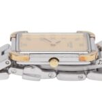 HermÃ¨s Cloiseur Watch CR1.220 Quartz Gold Dial Stainless Steel Plated Women's HERMES - Image 6