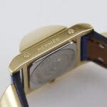 Hermes HERMES Medor Watch Gold Plated x Embossed Leather 1994 Quartz Analog Display White Dial Ladies - Image 7