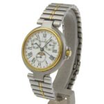 Dunhill Millennium Watch, Moon Phase, Stainless Steel x Gold Plated, Quartz, Multi-Hand Analog, White Dial, Boys' Size - Image 2