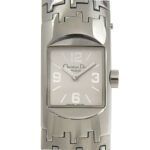 Dior Diophyllic Watch D96-100 Stainless Steel Quartz Analog Display White Dial Ladies