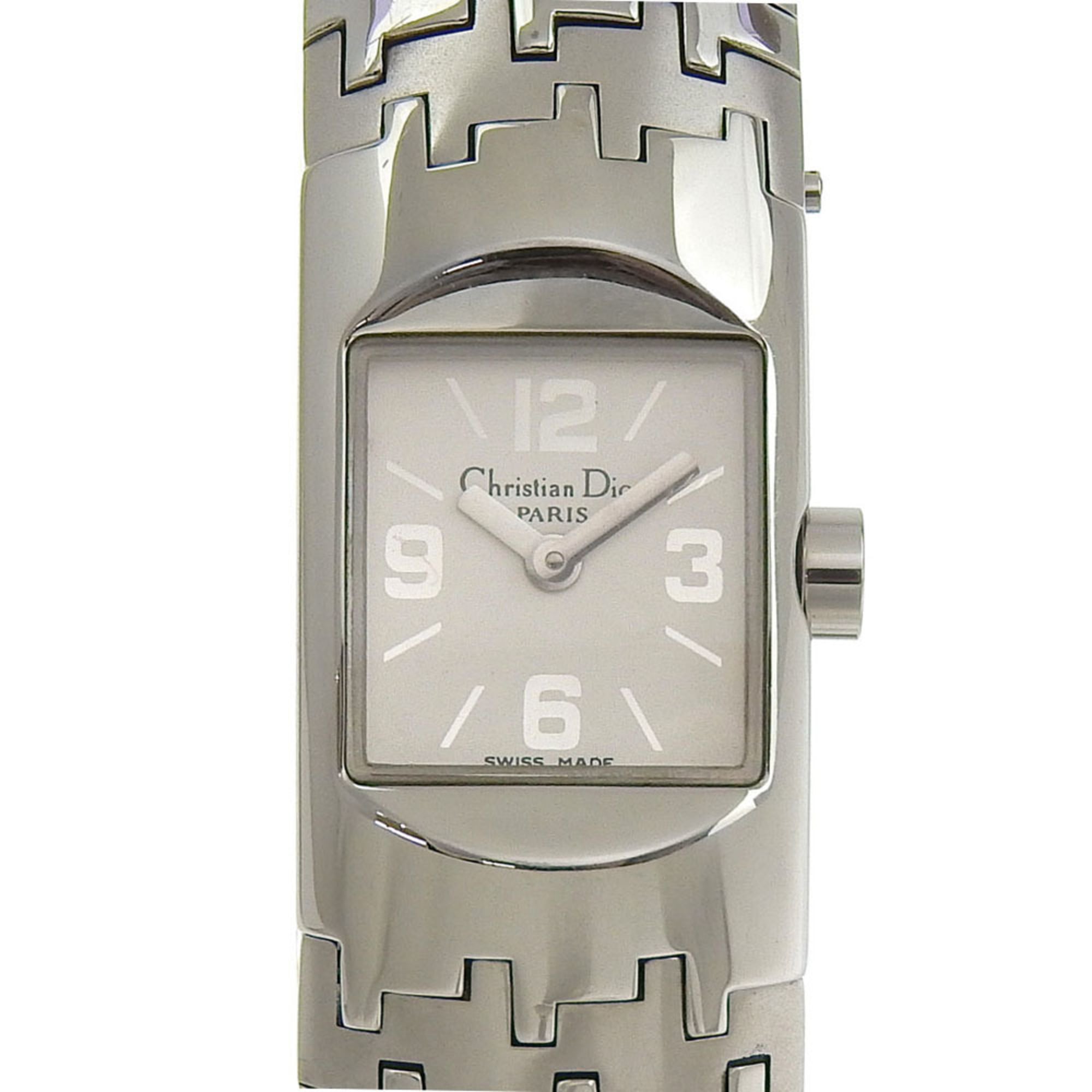 2000_371594cc-a94e-40b4-ae1e-abcc82a99db8.jpg Dior Diophyllic Watch D96-100 Stainless Steel Quartz Analog Display White Dial Ladies - Image 1