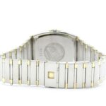 OMEGA Constellation 18K Gold Steel Quartz Mens Watch - Image 4