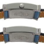 Hermes HERMES Women's Watch Brand H-Watch Quartz QZ Stainless Steel SS Leather HH1.210 Silver Blue □G - Image 3