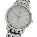 Omega De Ville Prestige 4510.31 Men's Watch, Brand Name, Date, Quartz, Stainless Steel (SS), Silver