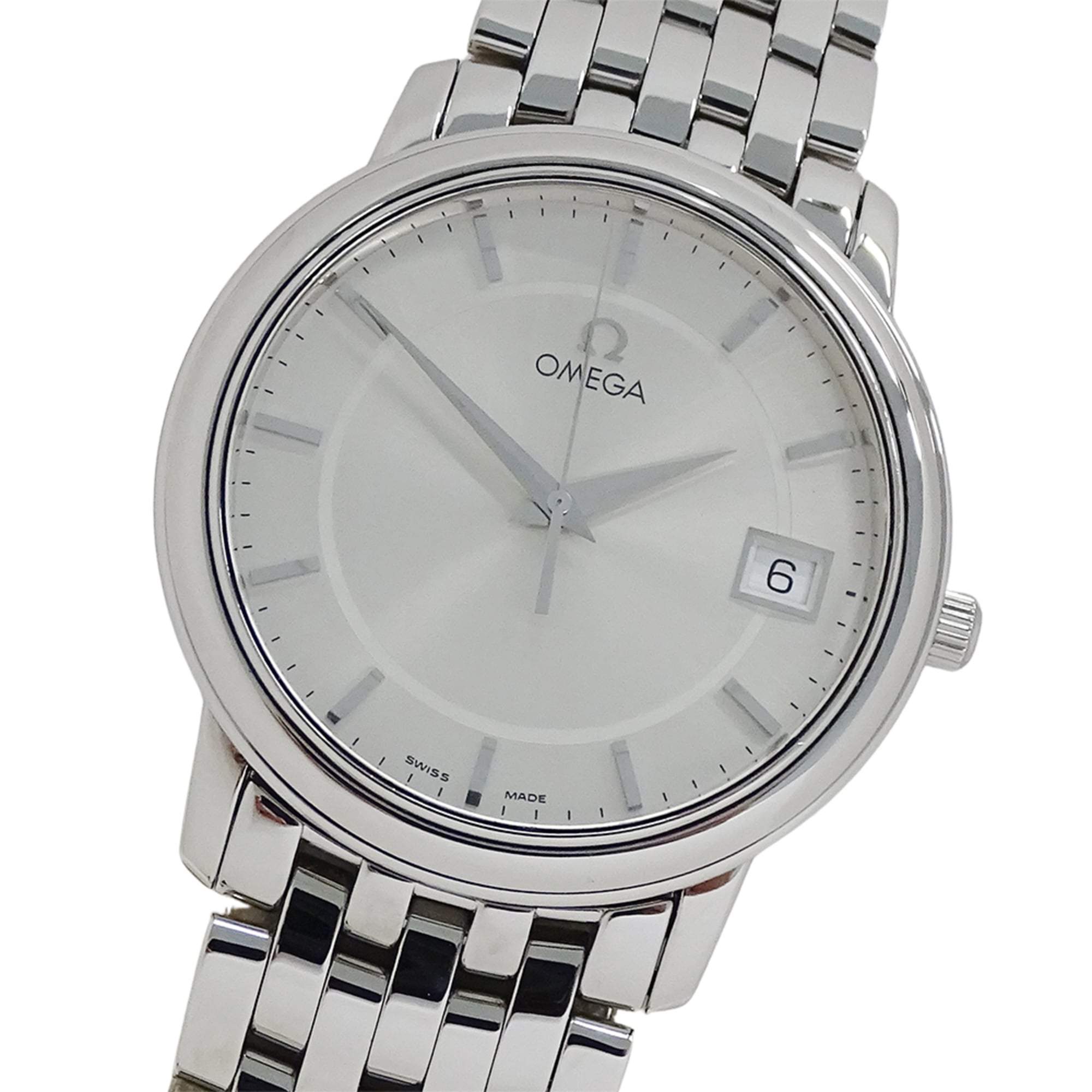 2000_37ffd4d4-3769-4330-9398-db00060cd5b0.jpg Omega De Ville Prestige 4510.31 Men's Watch, Brand Name, Date, Quartz, Stainless Steel (SS), Silver - Image 1