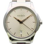 Gucci G-Timeless 126.4 SS Diamante Men's Watch GUCCI