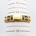 Chanel CHANEL PremiÃ¨re M Wristwatch, Gold Plated (GP), Leather Strap, Women's, Black, H0001 - Image 7