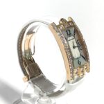 HARRY WINSTON 330 LQWL.M D3.1 Diamond Bezel Lady Avenue C Women's Watch, 18K Gold, Au750, White - Image 4
