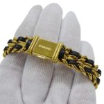 Chanel CHANEL Women's Watch Brand Premiere Quartz QZ GP Leather L Size H0001 Square Gold Black - Image 6