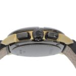 Gucci G Chrono 101.2 Stainless Steel and Embossed Leather Quartz Chronograph Watch, Black Dial, Men's - Image 6