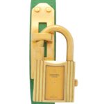 Hermes Kelly Watch, Gold Plated (GP), Leather Strap, Ladies' Champagne Color, KE1.201