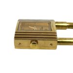 HERMES Vintage Kelly GP Leather Genuine Quartz Wrist Brown Gold 33095 - Image 6