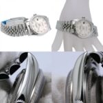 ROLEX Datejust Shell Arabic 16234NA Men's Watch SSx18KWG 40457 - Image 5