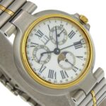Dunhill Millennium Watch, Moon Phase, Stainless Steel x Gold Plated, Quartz, Multi-Hand Analog, White Dial, Boys' Size - Image 3