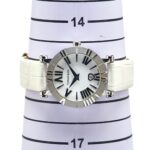 Tiffany & Co. Atlas Heart Date Watch Z1300.11.11A20A71A, Quartz Movement, White Dial, Stainless Steel, Leather, Women's - Image 8