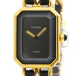 CHANEL Premiere Size L Gold Plated Quartz Ladies Watch H0001 BF582982