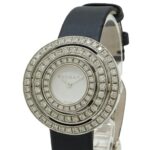 BVLGARI Astrale Cerchi White Dial Diamond Bezel Women's Quartz Watch AEW36G - Image 5