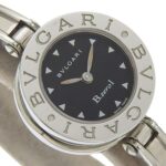 BVLGARI Bzero1 BZ22S Women's Stainless Steel Quartz Analog Display Watch with Black Dial - Image 3