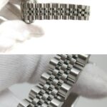 Rolex Datejust Black Shell 10P Diamond Women's Watch - Image 9