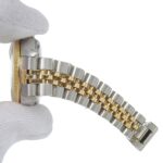 Rolex Datejust Two-Tone 69173, serial number in the 96s range, champagne gold dial, stainless steel, 18K yellow gold, automatic winding. - Image 6