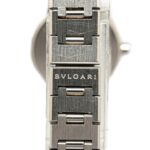 BVLGARI Watch BB23SS Quartz Black Dial Stainless Steel Women's - Image 5